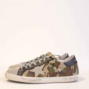 Golden Goose Mens superstar star sneakers 43 Camo
